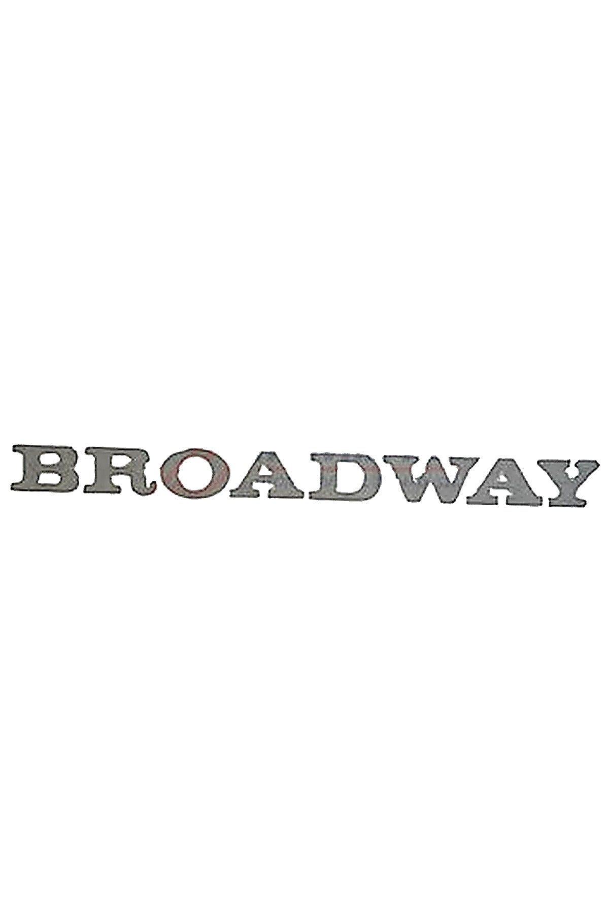 BAGAJ YAZISI ARKA BROADWAY ESKİ MODEL KAGIT R9