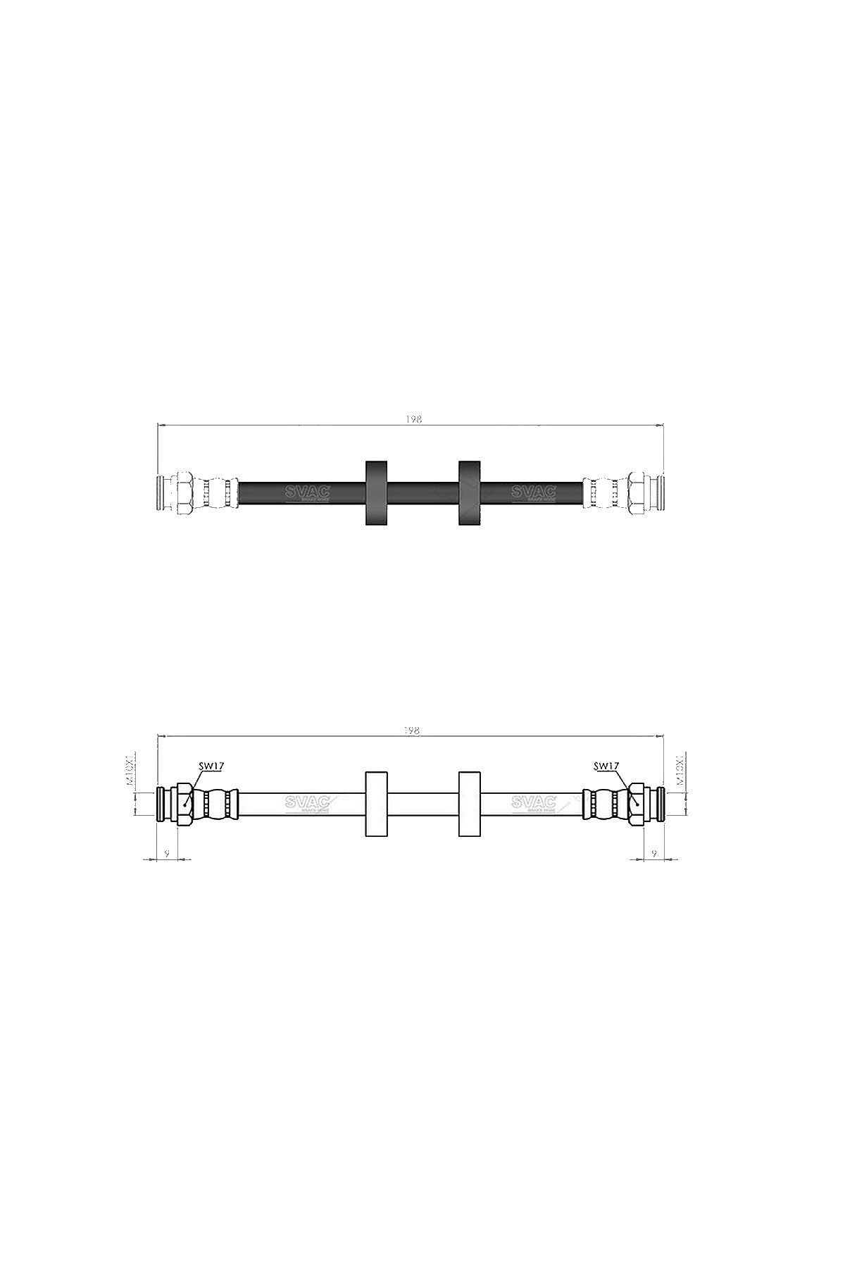 FREN HORTUMU ARKA FIORINO LINEA 07-