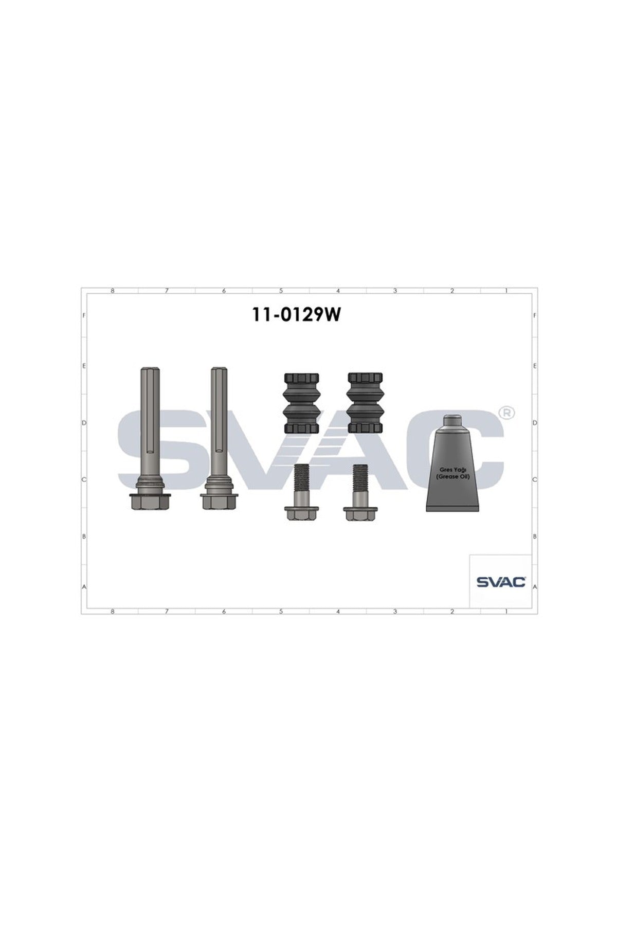 KALİPER BURÇ TAMİR TKM CİVATALI ARKA MEGANE III CLİO III 3008 308 5008 407 C3 C5