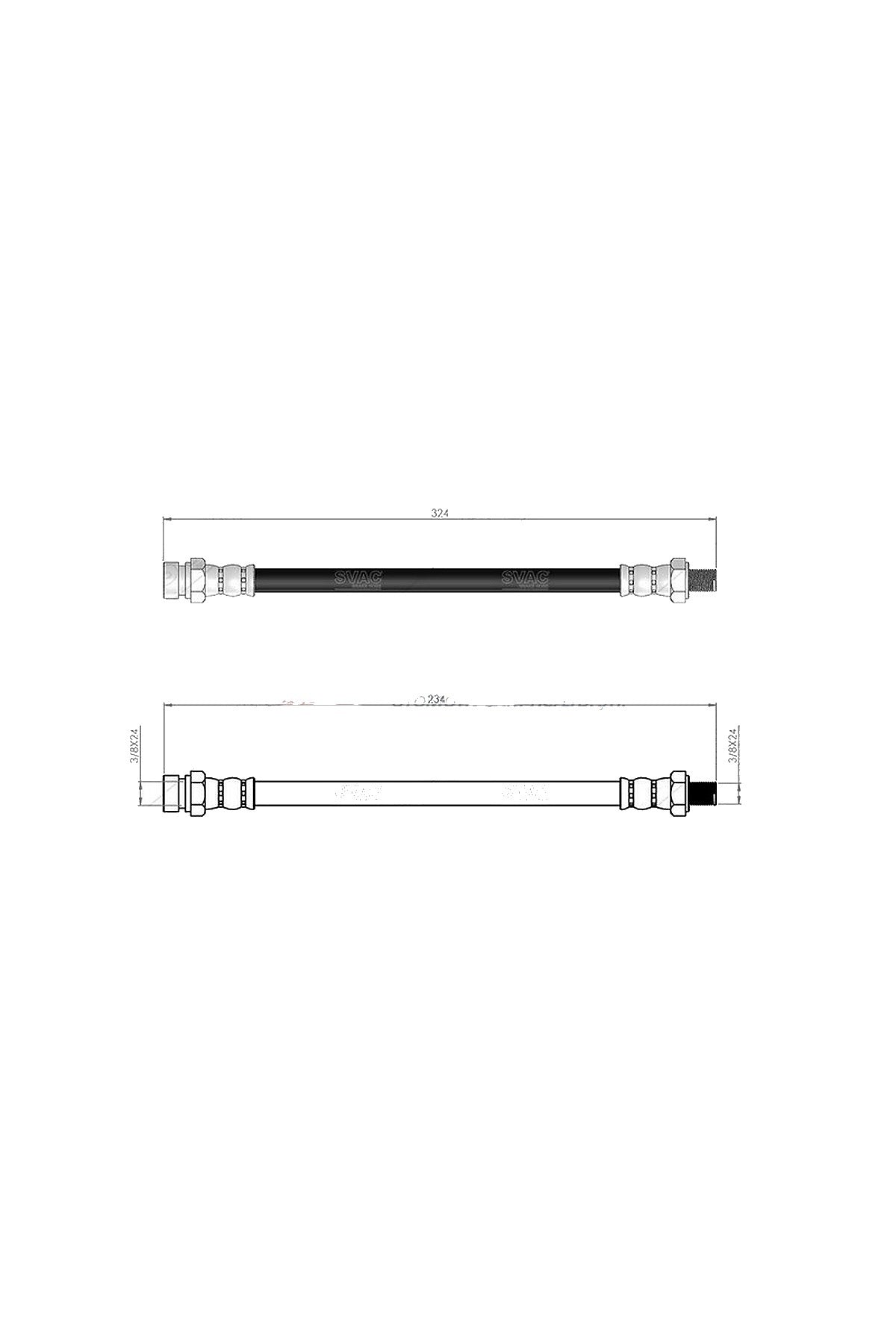 FREN HORTUMU ARKA R12 69-84