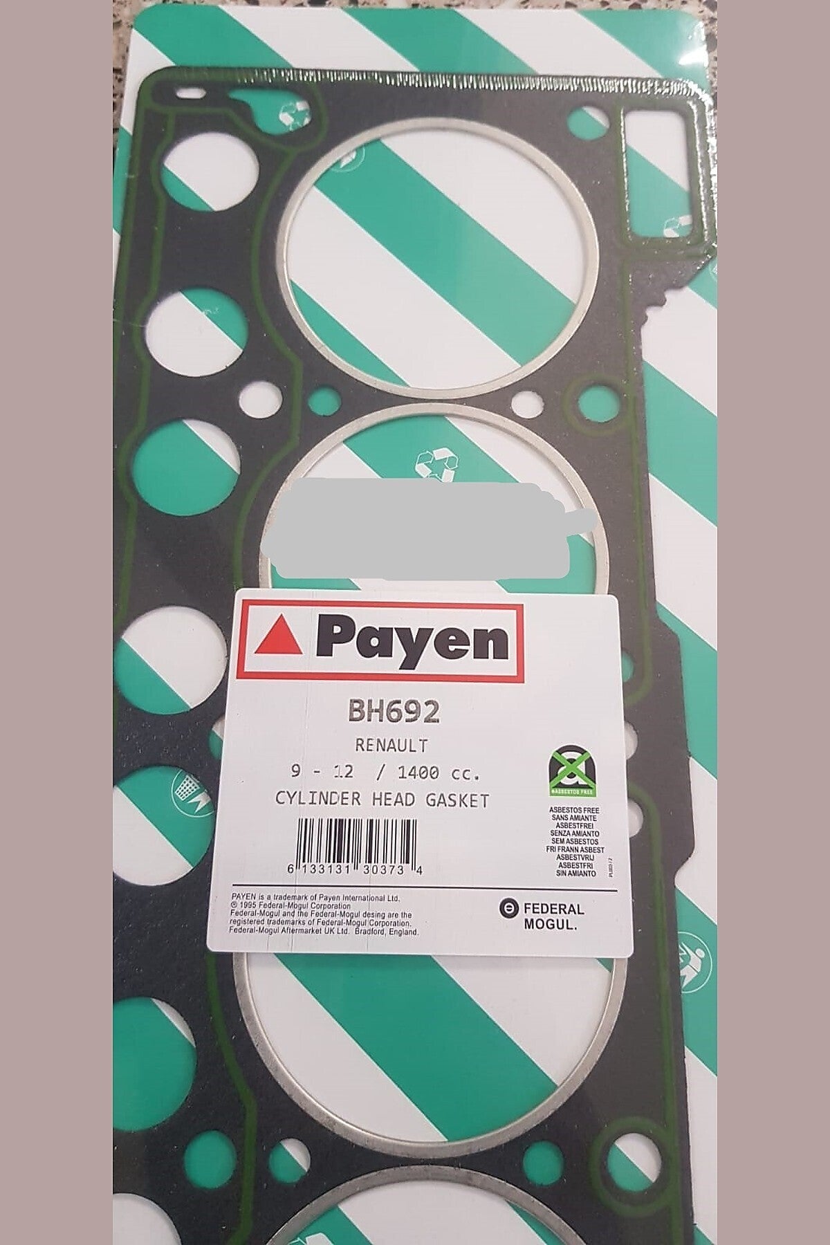 SİLİNDİR KAPAK CONTASI R9 R12 1400