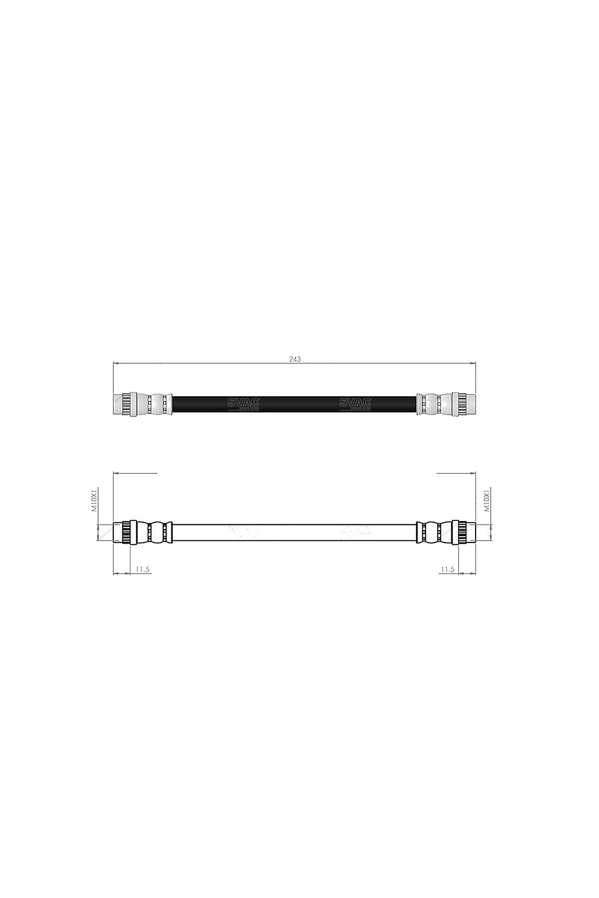 FREN HORTUMU ARKA CLIO I R19 R21 ABSLİ 90-98