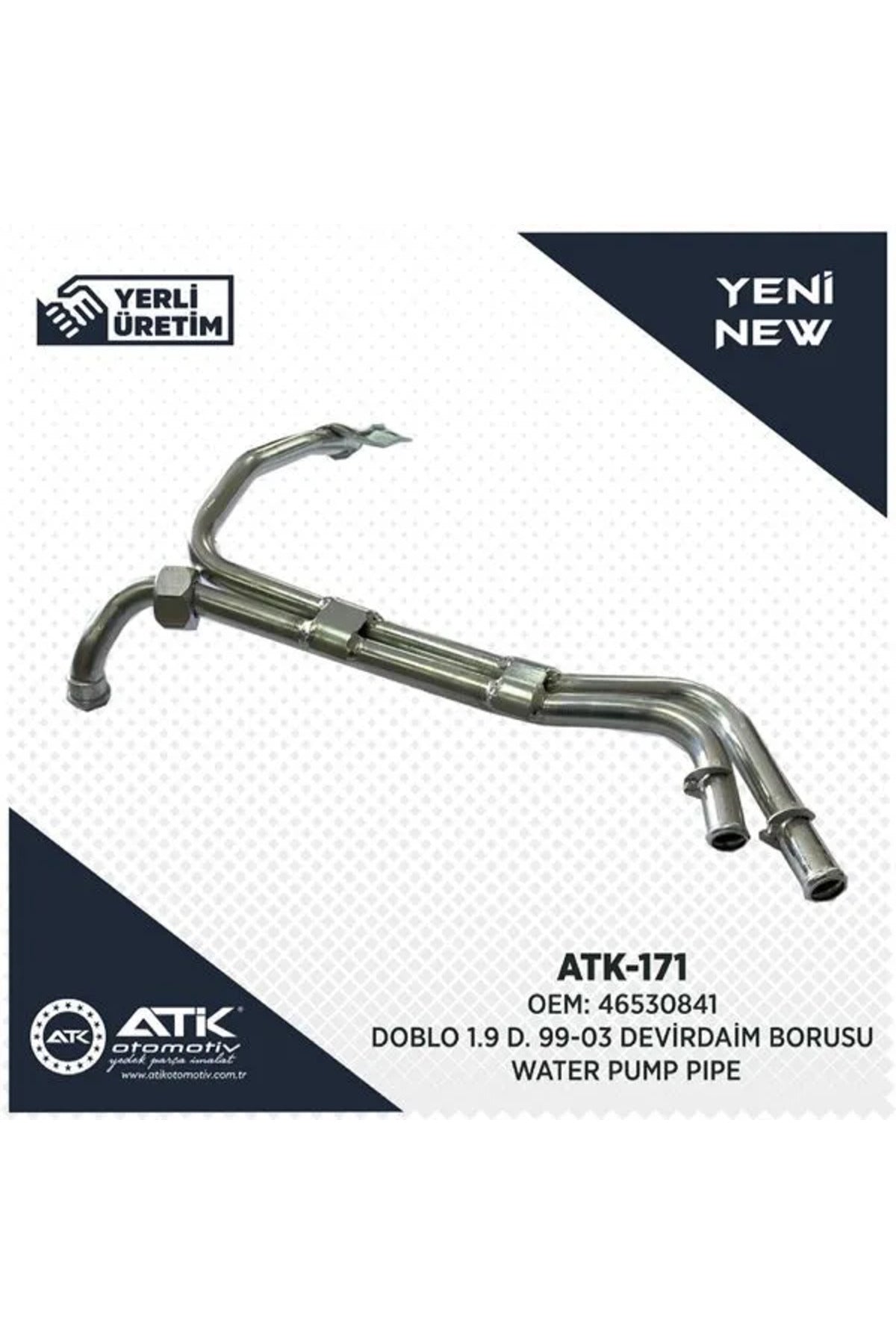 DEVİRDAİM BORUSU FİAT DOBLO 1.9 99-03